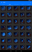USA Flag Blue Icon Pack screenshot 15