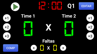 Virtual Scoreboard - Placar futebol, basquete screenshot 3