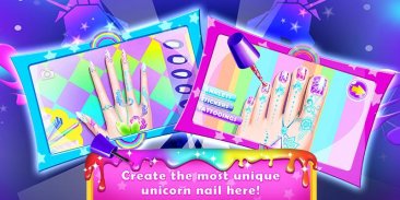 Rainbow Unicorn Làm đẹp cho Nail Beauty Salon screenshot 3