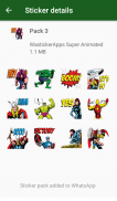 Animated Superheroes WASticker screenshot 5