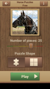 Pferde Puzzle-Spiele screenshot 4