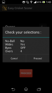 Easy Cricket Scorer screenshot 1