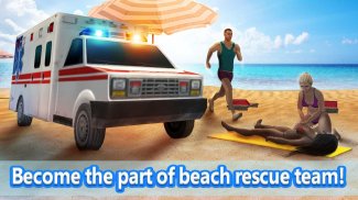 Coast Lifeguard Rescue Team 3D screenshot 0