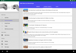 Mergers & Acquisitions News by NewsSurge screenshot 1
