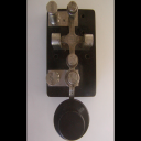 CW Morse code practice oscillator horizontal lever