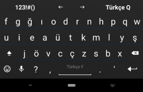 Turkish F for AnySoftKeyboard screenshot 0