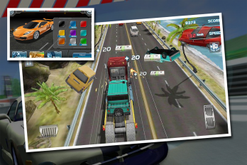 turbo car traffic racing screenshot 2