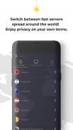 VPN CyberGhost: WiFi Aman screenshot 4