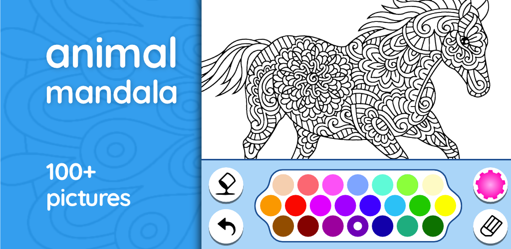 Colorare animali Mandala - Download APK per Android