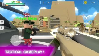 Block Gun: PVP Permainan Perang Online FPS Games screenshot 1