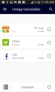 UnApp: Desinstalador de aplicaciones screenshot 2