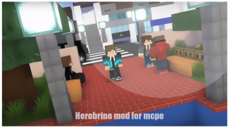 Herobrine-herobrine school monster minecrafte mod screenshot 7