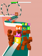 Merge Road Cube 2048 screenshot 2