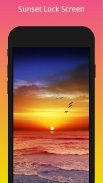 Sunset lock screen pattern passcode pin 2018 free screenshot 11