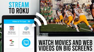 Video & TV Cast | Roku Remote & Movie Stream App screenshot 3