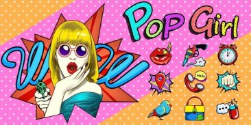 POP Girl GO Launcher Theme screenshot 4