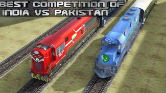 India VS Pakistan Train racing screenshot 0