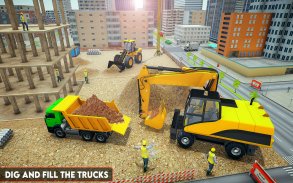 Heavy Excavator Crane Sim - Construction Simulator screenshot 1