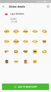 Lips Stickers for Whatsapp - WAStickerApps screenshot 2