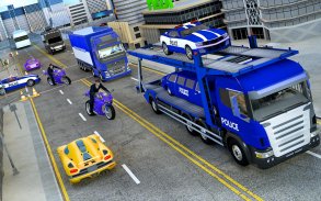 Police Car Transporter Truck screenshot 2