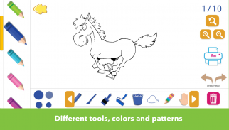 Horse Coloring Book for Kids screenshot 1