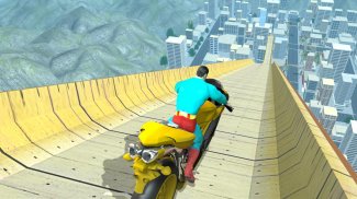 Super Hero Bike Mega Ramp screenshot 0