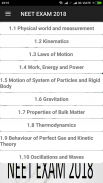 NEET EXAM 2018 (NATIONA ELIGIBILITYCUMENTRANCETEST screenshot 4