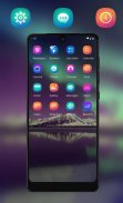 Colorful aurora theme for REDMI |night sky view screenshot 3