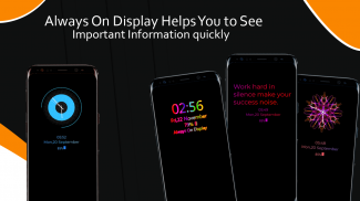 Always on display clock widget screenshot 3