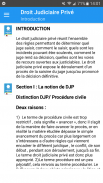 Droit judiciaire privé screenshot 1