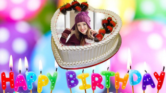 Name Picture On Birthday Cake, Video Birthday Fram screenshot 3