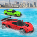Water Car Stunt Racing 2019: juegos de acrobacias