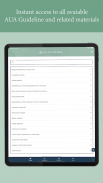 AUA Guidelines at a Glance screenshot 1