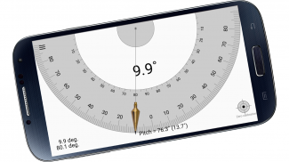 Busur derajat : Smart Protractor screenshot 1