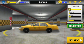 Modern Taxi School Parking 3D screenshot 5