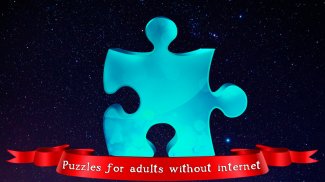 Puzzles for adults offline screenshot 1