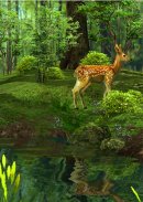 3D Nature Deer Live Wallpaper screenshot 2