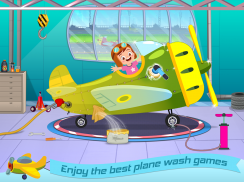 Crianças Avião Lavar Estação E Reparação Garagem screenshot 4