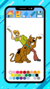 Scooby coloring doo cartoon ga screenshot 0