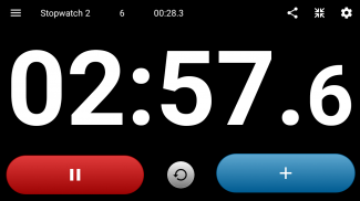 Stopwatch tingkat lanjut - timer olahraga screenshot 0