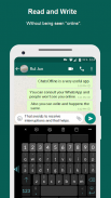 Chats Offline for WhatsApp & + | Read/Write Unseen screenshot 1