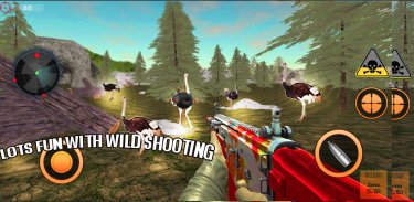 Wild Bird Ostrich Hunting 3D screenshot 1