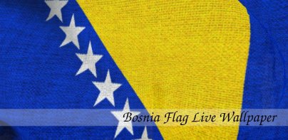 Bosnia Flag Live Wallpaper