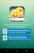 Meilleur clavier Emoji screenshot 1