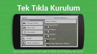 🇹🇷 Türkçe Dil: Minecraft PE screenshot 1