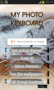My Cat Photo Keyboard Theme screenshot 1