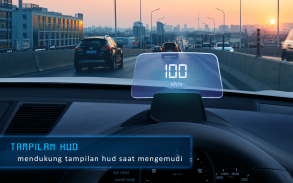 Speedometer DigiHUD Melihat Kecepatan Cam & Widget screenshot 1