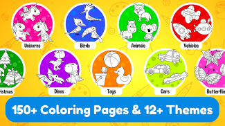 Learning & Coloring Game for Kids & Preschoolers screenshot 3