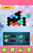 Hexa jigsaw puzzle: Hero Block screenshot 1