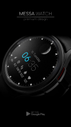 Minimal Watch Face Black screenshot 1